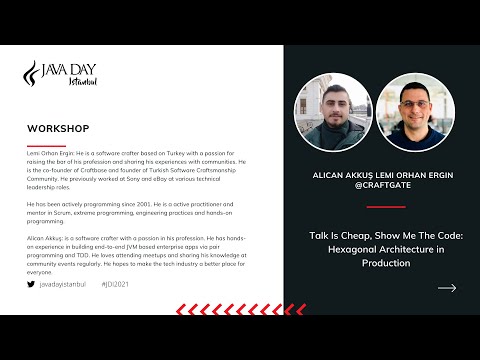 Lemi Orhan Ergin & Alican Akkuş - Hexagonal Architecture in Production [TR] - Java Day Istanbul 2021