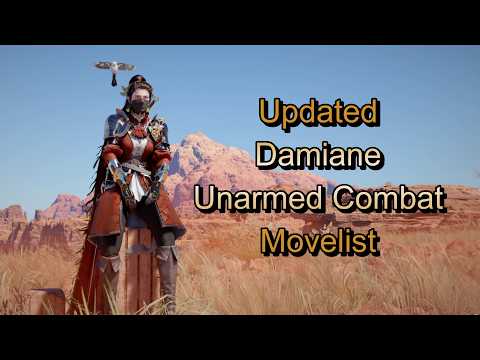 Crimson Desert - Damiane Unarmed Move List (Updated)