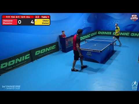 01:00 Oleksandr Zhuravlov 2 - 3 Oleksii Shelest West 5 WIN CUP 31.10.2022 | TABLE TENNIS WINCUP