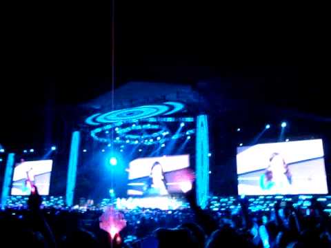 [Fancam] SMTown Jakarta Opening ~ F(x) Hot Summer -- Part.1 [With SapphireBLue Ocean Dominate]