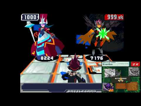 Megaman Starforce 3 Black Ace Vs Queen Virgo & Jack Corvus (Test)