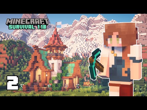 My Starter House | Minecraft 1.18 Let's Play - Ep. 2