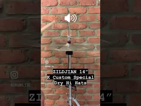 Sound Bite : Zildjian 14” K Custom Special Dry Hi Hats ##cymbaldemo #zildjiancymbals #DrumsEtc