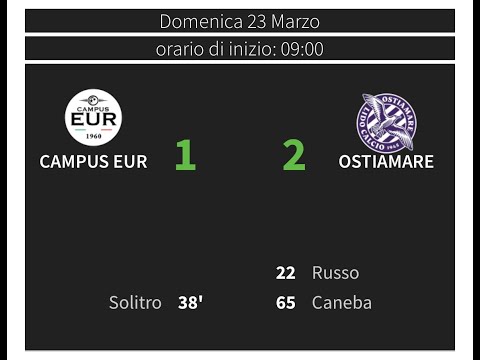 Campus Eur - Ostiamare (1-2) U15 Elite 24/25