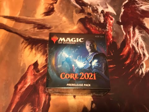MTG M21 Core Set 2021 Prerelease Kit Pack Opening