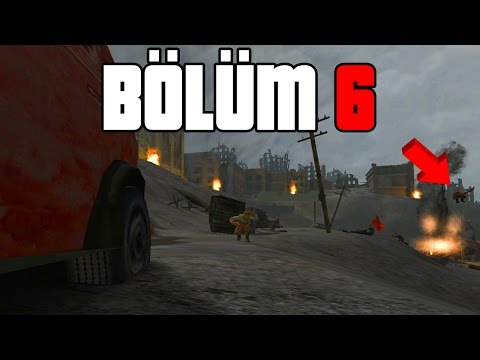 SOVYET ASKERLERİ NAZİLERİ PÜSKÜRTÜYOR! - Call Of Duty 1 #6