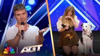 Simon Cowell STOPS The Show For This Dog Act! | America’s Got Talent thumbnail