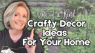 ONE of a KIND Home Crafty Home Decor Ideas To Start TODAY
