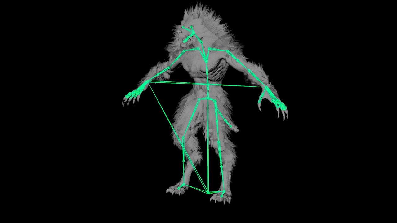 Loup-garou Modèle 3D