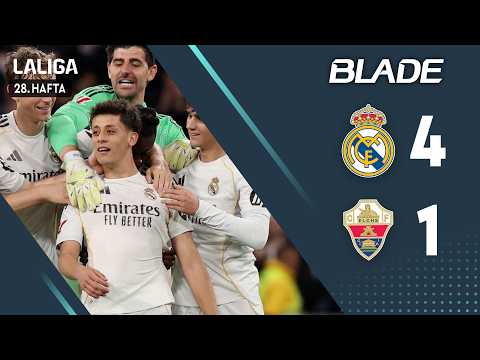 Real Madrid - Elche (4-1) - Maç Özeti - LaLiga 2025/26
