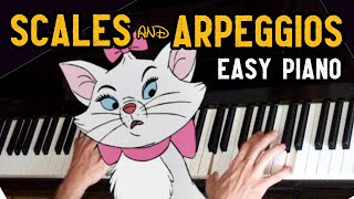 The Aristocats - Scales and arpeggios (Piano arrangement)