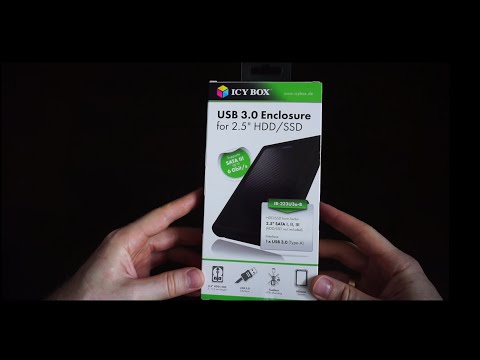 ICYBOX IB-158SSK-B Icy Box montavimo adapteris 5,25 skirtas 3,5 SATA HDD, juodas video