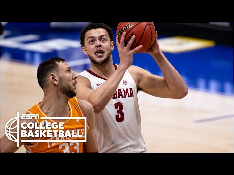 田納西州VS第6名阿拉巴馬州 [HIGHLIGHTS] | ESPN大學籃球頻道 (Tennessee vs. No. 6 Alabama [HIGHLIGHTS] | ESPN College Basketball)
