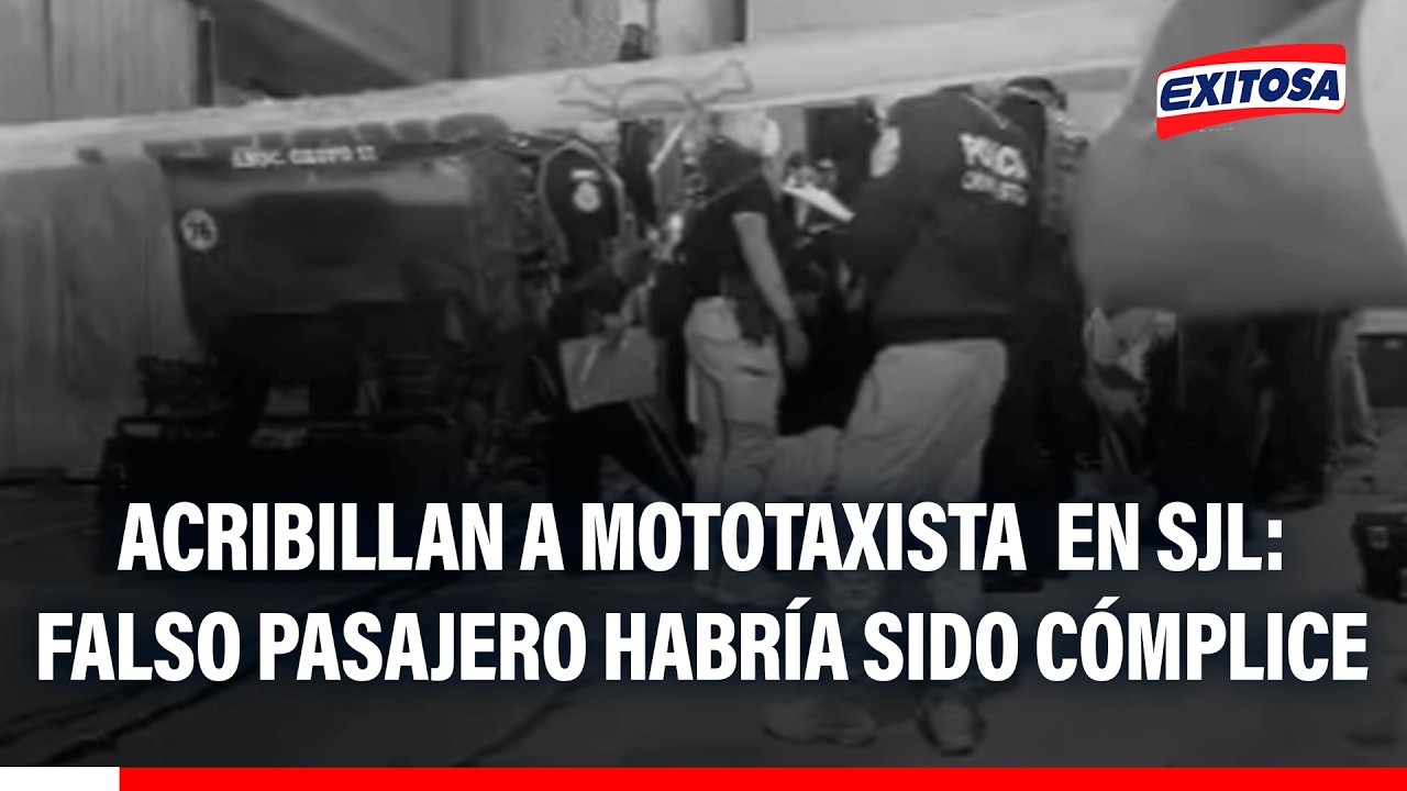 🔴🔵 SJL: mototaxista es acribillado en Huáscar y falso pasajero habría sido cómplice del crimen