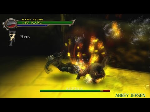 MKSM - Liu Kang vs Reptile - (HARD) - NO DAMAGE - (PS2)