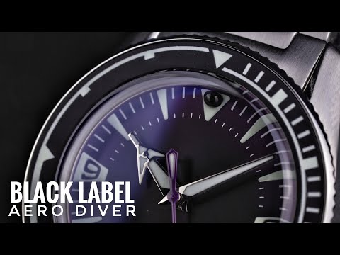 The Aerotec Black Label Aero Diver - 300m Diver with Insane Lume!