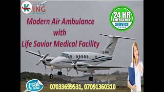 Patient Shifting King Air Ambulance Service in Varanasi at Low-Fare