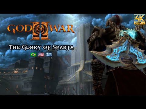 The Glory of Sparta | Lyrics ENG & PT - BR | God of War II - Soundtrack | 4K 60FPS