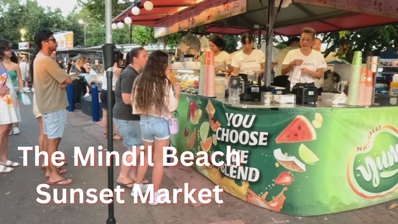 Walk through the colorful Mindil Beach Sunset Market and enjoy the ocean view.