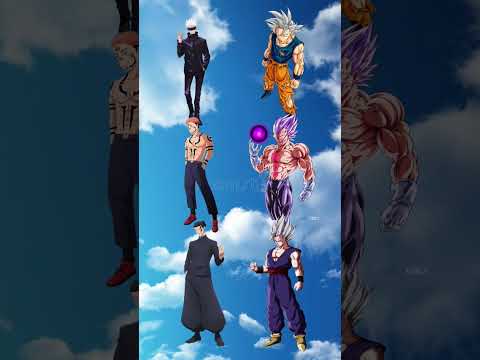 JUJUTSU KAISEN 3 VS DRAGON BALL 3 WHO WILL WIN #anime #edit #db #zeno #jujutsukaisen #dragonball
