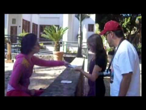 No posto de informações turísticas