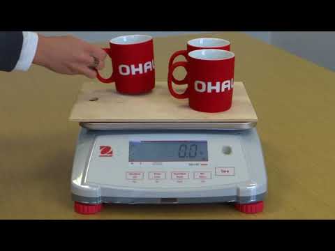 Ważenie kontrolne na wadze OHAUS Valor 7000