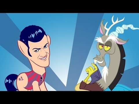 It's Discord, but he's Number One (LazyTown vs. Eurobeat Brony)