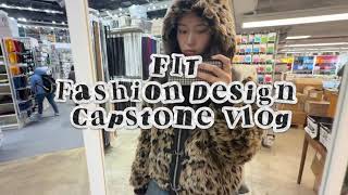 【NYC】 Fashion Design Student Capstone Vlog