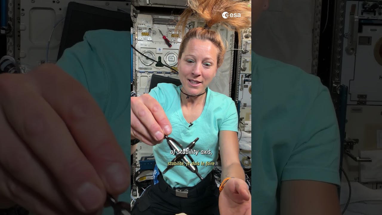 How does the International Space Station keep its orientation? 🌀
