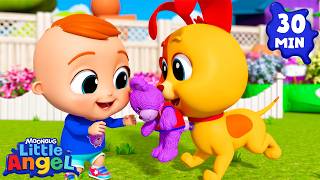 Download lagu Bingo Helps Find Baby John’s Teddy? 🧸 Little Angel Nursery Rhymes | Fun for Kids mp3