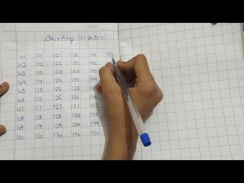 Write one hundred one to two hundred counting ( 101 to 200 )