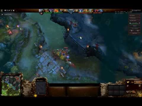 Dota 2: Earthshaker 5 man echoslam dunk