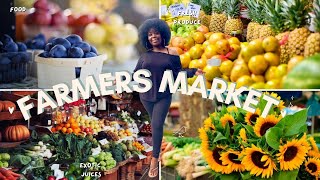 VLOG: Farmers Market Saturday, GRWM, Food Tour and Grocery Shopping
