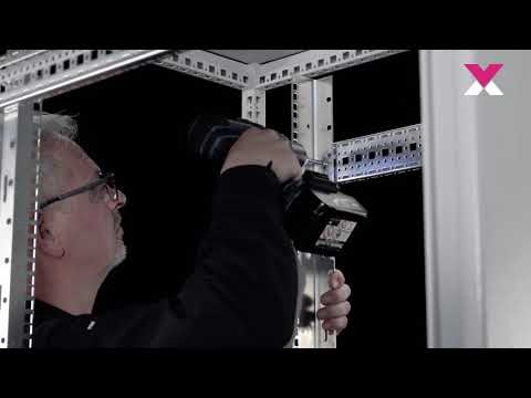 Сборка 19" шкафа Rittal VX25