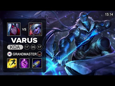 Varus vs Tristana Mid - KR Grandmaster - Patch 13.14 Season1 3