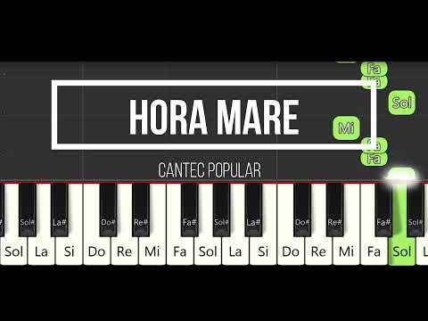 HORA MARE - Tutorial Pian