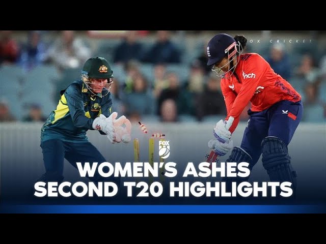 Australia v England: Women’s Ashes – Second T20 Highlights I 24/01/25 I Fox Cricket