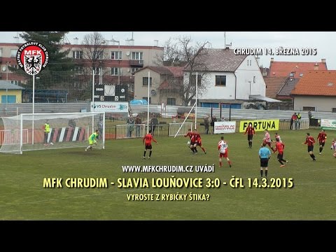 MFK Chrudim - Slavia Louňovice 3:0 (2:0) - ČFL - 14.3.2015