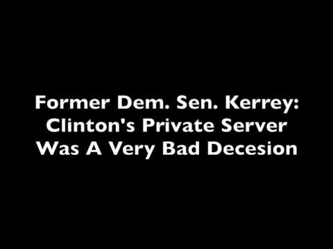 Former Dem Sen. Kerrey: It Was A Huge Mistake For Hillary Clinton To Use A Private Server