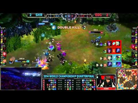 SHR Uzi Teaches us how to Tristana - SHR VS EDG - LoL S4 Worlds