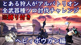 とある狩人が、縛り付けてアルバトリオン全武器種ソロ討伐チャレンジ、ヘビィボウガン編
