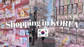 Back to School Shopping in KOREA vlog 🇰🇷🥰 Cute Stationery Haul from Artbox 🛍️