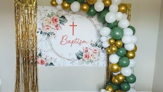 Baptism Decoration Ideas DIY| Christening Decoration Ideas