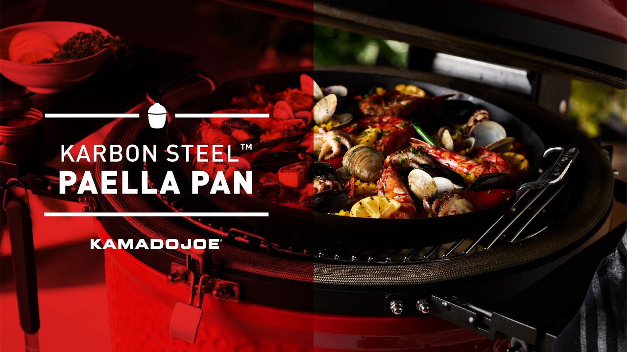 Kamado Joe Carbon Steel Paella Pan for Classic Joe™ and Big Joe™ Grills - Kamado Joe® Karbon Steel™ — Product Overview