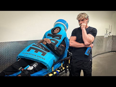 KSI Puts Logan Paul Through A Table At PRIME Event