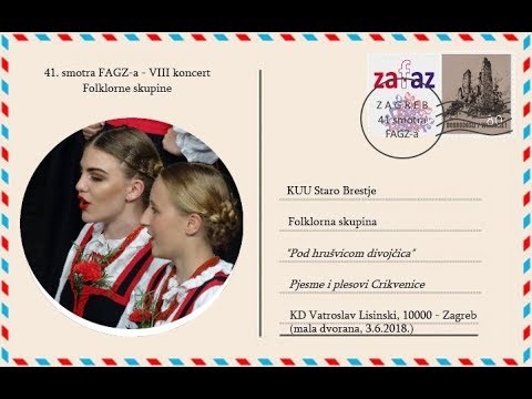 "Pod hrušvicom divojčica", pjesme i plesovi Crikvenice - KUU Staro Brestje