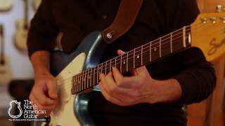 Video thumbnail for Swope Geronimo Electric Guitar in Pelham Blue Green - Played by Adam Miller by Carter Vintage Backstage