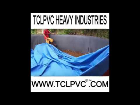 Coated biofloc fish farming tank tarpaulin