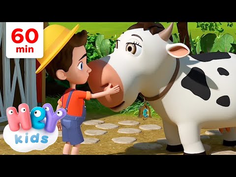 Eine Kuh namens Lola und mehr Kinderlieder! | Kuh Lied | Eine Stunde | HeyKids Deutsch