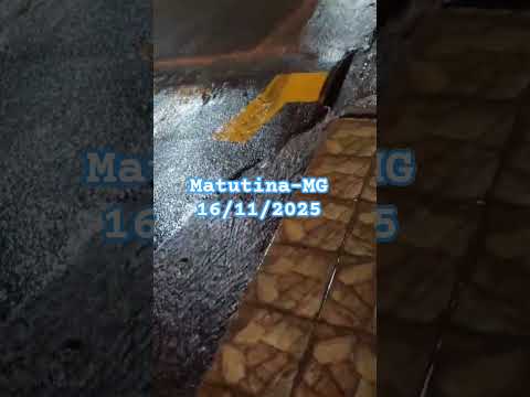 🌧️ Chuva abençoada em Matutina-MG — 16 de novembro de 2025